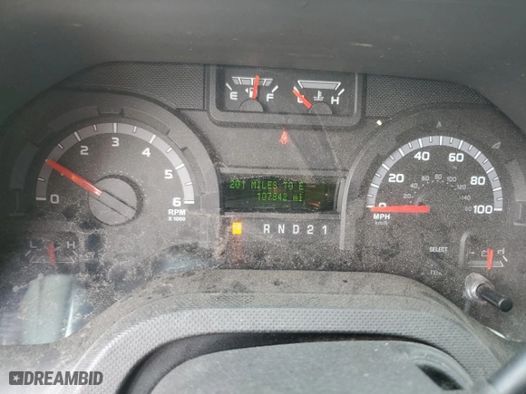 2014 Ford Econoline Wagon XL with VIN 1FBNE3BL4EDA25746, listed as a Copart auction lot 69606994 with 107,842 mi miles and Salvage Title. Bid and sale history available at carsss.com. Image 9.