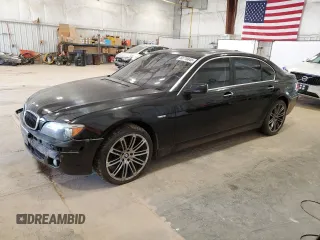 2006 BMW 7 Series 750Li with VIN WBAHN83586DT37153, listed as a Copart auction lot 50776845 with 128,341 mi miles and Clean Title. Bid and sale history available at carsss.com. Image 1.