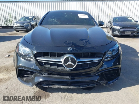 2020 Mercedes-Benz E-Class AMG E 63 S with VIN WDDZF8KB0LA750201, listed as a IAAI auction lot 41266357 with 55,876 mi miles. Bid and sale history available at carsss.com. Image 12.