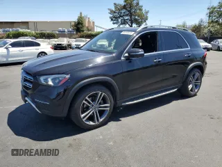 2022 Mercedes-Benz GLE 350 with VIN 4JGFB4KB6NA653987, listed as a Copart auction lot 64035815 with 77,472 mi miles and Salvage title. Bid and sale history available at DreamBid. Image 1.