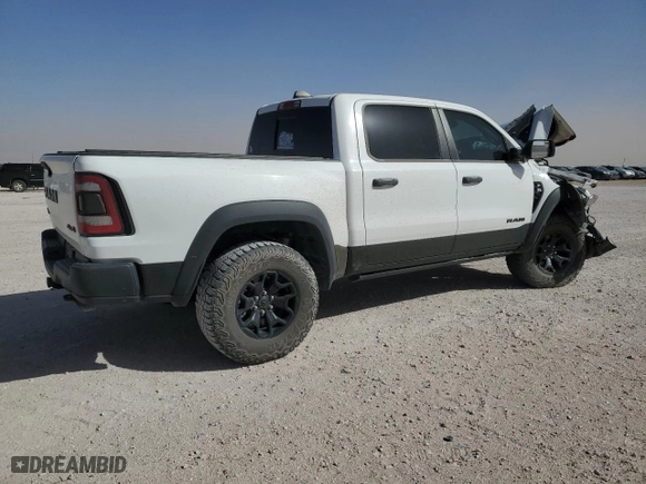 2022 Ram 1500 TRX with VIN 1C6SRFU92NN270357, listed as a Copart auction lot 49420095 with 37,517 mi miles and Salvage Title. Bid and sale history available at carsss.com. Image 3.