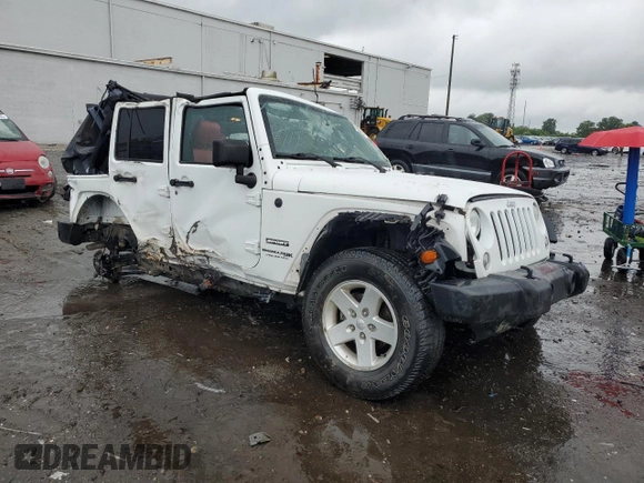 2018 Jeep Wrangler Unlimited Sport S z VIN 1C4BJWDG1JL855855, wystawiony jako Copart lot #56907455 z przebiegiem 61 437 mil mil oraz Szkoda całkowita • Salvage title. Historia ofert i sprzedaży dostępna na DreamBid. Obrazek 4.