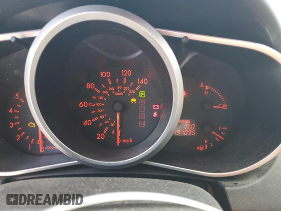 2007 Mazda CX-7 Sport with VIN JM3ER293070138174, listed as a Copart auction lot 46674635 with 191,095 mi miles and Salvage Title. Bid and sale history available at DreamBid. Image 9.