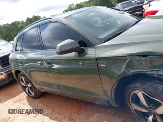 2023 Audi Q5 S line Premium Plus with VIN WA1EAAFY1P2111431, listed as a IAAI auction lot 42355144 with 43,498 mi miles and . Bid and sale history available at DreamBid. Image 13.