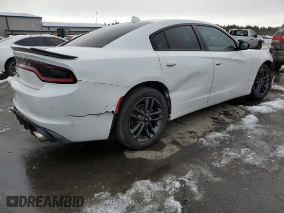 2019 Dodge Charger SXT with VIN 2C3CDXJG6KH730441, listed as a Copart auction lot 87877955 with 50,892 mi miles and Salvage Title. Bid and sale history available at DreamBid. Image 3.