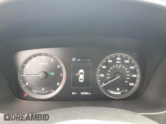 2015 Hyundai Sonata Sport with VIN 5NPE34AF7FH111941, listed as a Copart auction lot 56842275 with 92,082 mi miles and Salvage title. Bid and sale history available at DreamBid. Image 9.