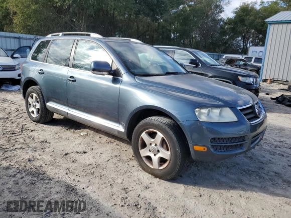 2007 Volkswagen Touareg V6 with VIN WVGZE77L07D000435, listed as a Copart auction lot 85979004 with Not Provided miles and Clean Title. Bid and sale history available at DreamBid. Image 4.