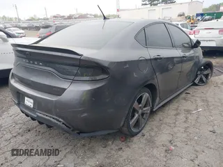 2016 Dodge Dart GT with VIN 1C3CDFEB3GD749915, listed as a IAAI auction lot 41953726 with 124,645 mi miles. Bid and sale history available at carsss.com. Image 4.