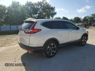 2017 Honda CR-V EX-L with VIN 2HKRW2H83HH689168, listed as a Copart auction lot 52161155 with 45,870 mi miles and Salvage Title. Bid and sale history available at carsss.com. Image 3.