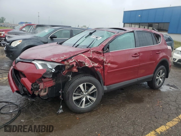 2018 Toyota RAV4 XLE with VIN 2T3WFREV6JW463548, listed as a Copart auction lot 58765805 with 61,250 mi miles and Non repairable. Bid and sale history available at DreamBid. Image 1.