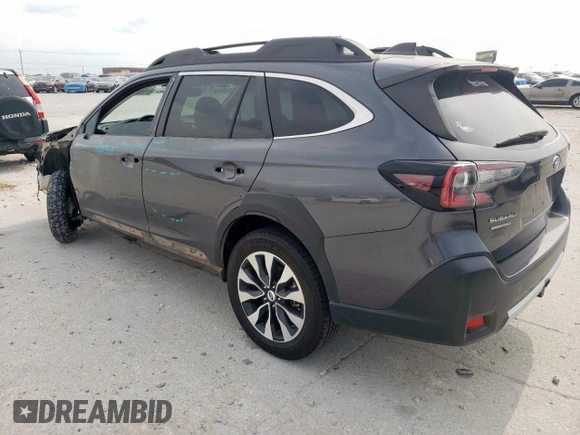 2023 Subaru Outback Limited XT with VIN 4S4BTGND6P3121396, listed as a Copart auction lot 57266775 with 58,574 mi miles and Salvage title. Bid and sale history available at DreamBid. Image 2.