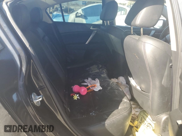 2012 Mazda 3 i Grand Touring with VIN JM1BL1W83C1606393, listed as a Copart auction lot 47127975 with Not Provided miles and Salvage Title. Bid and sale history available at DreamBid. Image 10.