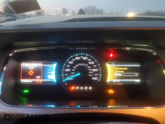 2018 Ford Taurus SEL with VIN 1FAHP2E88JG136707, listed as a Copart auction lot 46612375 with 118,938 mi miles and Salvage Title. Bid and sale history available at carsss.com. Image 9.