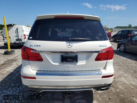 2014 Mercedes-Benz GL 450 with VIN 4JGDF7CE5EA370938, listed as a Copart auction lot 63092095 with 160,563 mi miles and Clean title. Bid and sale history available at DreamBid. Image 6.