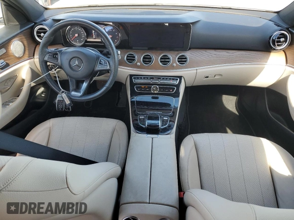 2017 Mercedes-Benz E-Class E 400 Luxury with VIN WDDZH6GB9HA142112, listed as a Copart auction lot 42310045 with 24,004 mi miles and Salvage Title. Bid and sale history available at carsss.com. Image 8.