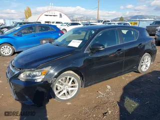 2014 Lexus CT 200h Hybrid with VIN JTHKD5BH9E2179369, listed as a IAAI auction lot 40727199 with 119,535 mi miles. Bid and sale history available at carsss.com. Image 17.