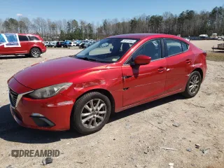 2016 Mazda 3 i Sport with VIN JM1BM1U75G1291772, listed as a Copart auction lot 50707555 with 129,198 mi miles and Salvage Title. Bid and sale history available at carsss.com. Image 1.