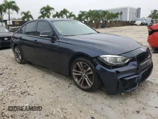 2016 BMW 3 Series 328i with VIN WBA8E9G59GNT88205, listed as a Copart auction lot 59368575 with 97,858 mi miles and Salvage title. Bid and sale history available at DreamBid. Image 4.