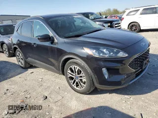 2020 Ford Escape SEL with VIN 1FMCU0H67LUB98952, listed as a Copart auction lot 51833025 with 38,717 mi miles and Salvage Title. Bid and sale history available at carsss.com. Image 4.