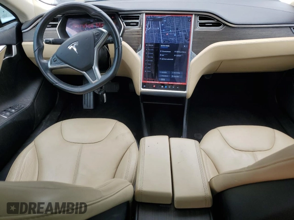 2014 Tesla Model S 60 with VIN 5YJSA1H16EFP51363, listed as a Copart auction lot 59960075 with 106,338 mi miles and Clean title. Bid and sale history available at DreamBid. Image 8.