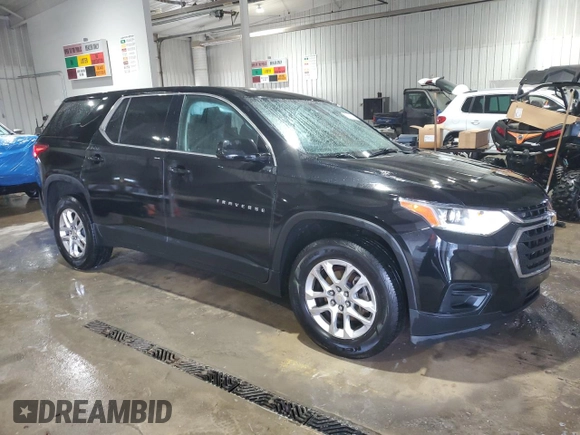 2020 Chevrolet Traverse LS with VIN 1GNEVLKW9LJ133162, listed as a Copart auction lot 87523475 with 67,004 mi miles and Salvage Title. Bid and sale history available at carsss.com. Image 4.