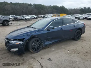 2021 Chevrolet Malibu LT with VIN 1G1ZD5ST2MF077254, listed as a Copart auction lot 43820585 with 94,885 mi miles and Salvage Title. Bid and sale history available at carsss.com. Image 1.