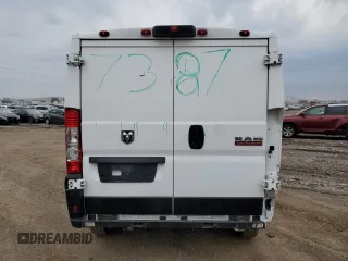 2019 Ram ProMaster Cargo with VIN 3C6TRVAG6KE503187, listed as a Copart auction lot 50260305 with 176,451 mi miles and Salvage Title. Bid and sale history available at carsss.com. Image 6.