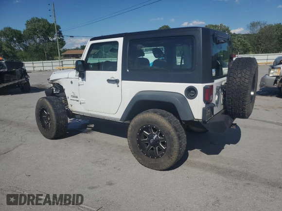 2018 Jeep Wrangler Sport S z VIN 1C4GJWAG7JL928432, wystawiony jako Copart lot #58012295 z przebiegiem 87 104 mil mil oraz Szkoda całkowita • Salvage title. Historia ofert i sprzedaży dostępna na DreamBid. Obrazek 2.