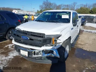 2018 Ford F-150 XL with VIN 1FTEW1CB5JKC52095, listed as a IAAI auction lot 41282457 with 82,375 mi miles. Bid and sale history available at carsss.com. Image 2.