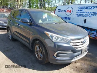 2018 Hyundai Santa Fe Sport 2.4L with VIN 5NMZT3LB7JH076930, listed as a IAAI auction lot 42057872 with 136,343 mi miles. Bid and sale history available at carsss.com. Image 1.