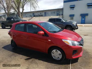 2024 Mitsubishi Mirage ES with VIN ML32AUHJ6RH012553, listed as a Copart auction lot 52532995 with 7,706 mi miles and Clean Title. Bid and sale history available at carsss.com. Image 4.