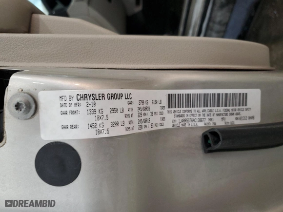 2010 Jeep Grand Cherokee Limited with VIN 1J4RR5GT6AC138677, listed as a Copart auction lot 45225175 with 105,450 mi miles and Clean Title. Bid and sale history available at carsss.com. Image 13.