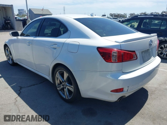 2013 Lexus IS 250 with VIN JTHBF5C29D5185531, listed as a IAAI auction lot 41922094 with 124,507 mi miles and . Bid and sale history available at DreamBid. Image 3.
