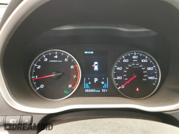 2018 Mitsubishi Eclipse Cross SE with VIN JA4AT5AAXJZ047950, listed as a Copart auction lot 56974775 with 83,060 mi miles and Salvage title. Bid and sale history available at DreamBid. Image 9.