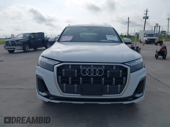 2025 Audi Q7 Premium with VIN WA1ACBF75SD019631, listed as a IAAI auction lot 42309555 with 7,435 mi miles and . Bid and sale history available at DreamBid. Image 13.