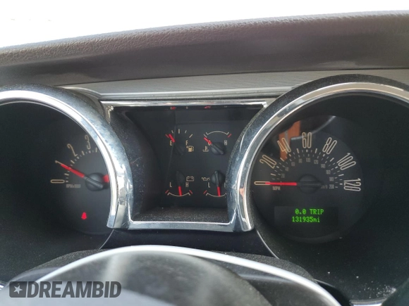 2009 Ford Mustang with VIN 1ZVHT80N895127354, listed as a Copart auction lot 53673695 with 131,935 mi miles and Salvage title. Bid and sale history available at DreamBid. Image 9.