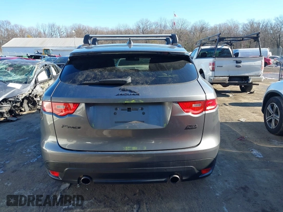 2017 Jaguar F-Pace 35t Prestige with VIN SADCK2BV8HA897199, listed as a IAAI auction lot 41315172 with 77,348 mi miles and . Bid and sale history available at DreamBid. Image 16.