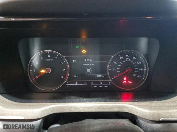 2022 Kia Sorento X-Line S with VIN 5XYRLDLC4NG147273, listed as a Copart auction lot 51177305 with 38,485 mi miles and Salvage Title. Bid and sale history available at carsss.com. Image 9.