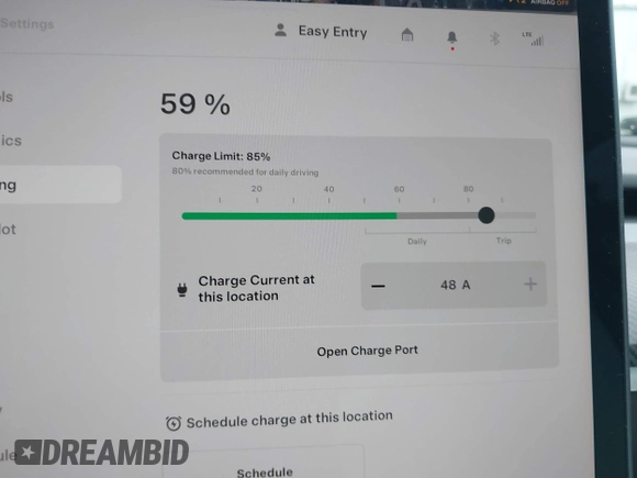 2022 Tesla Model Y Performance with VIN 7SAYGDEF7NF403701, listed as a IAAI auction lot 41961532 with 83,728 mi miles and . Bid and sale history available at DreamBid. Image 18.