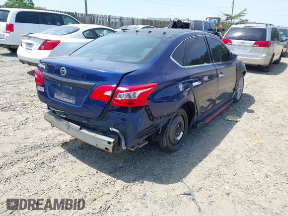 2017 Nissan Sentra S with VIN 3N1AB7AP7HY383085, listed as a IAAI auction lot 42134927 with 122,512 mi miles and . Bid and sale history available at DreamBid. Image 4.