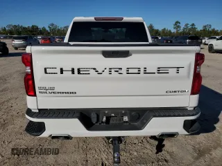 2020 Chevrolet Silverado 1500 Custom with VIN 3GCPWBEF1LG165920, listed as a Copart auction lot 81348844 with 67,801 mi miles and Salvage Title. Bid and sale history available at carsss.com. Image 6.