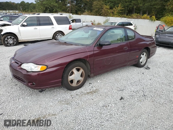 2003 Chevrolet Monte Carlo SS with VIN 2G1WX12K139345227, listed as a Copart auction lot 74291314 with 130,606 mi miles and Salvage Title. Bid and sale history available at carsss.com. Image 1.