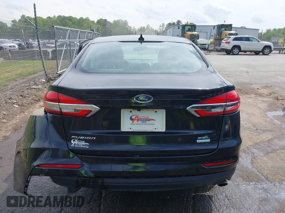 2019 Ford Fusion SEL with VIN 3FA6P0CD5KR182520, listed as a IAAI auction lot 42014190 with 107,028 mi miles and . Bid and sale history available at carsss.com. Image 16.