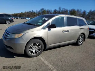 2011 Honda Odyssey EX with VIN 5FNRL5H44BB062878, listed as a Copart auction lot 48437125 with 0 mi miles and Salvage Title. Bid and sale history available at carsss.com. Image 1.