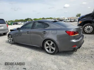 2013 Lexus IS 250 with VIN JTHBF5C24D5192600, listed as a Copart auction lot 58946155 with 144,022 mi miles and Salvage title. Bid and sale history available at DreamBid. Image 2.