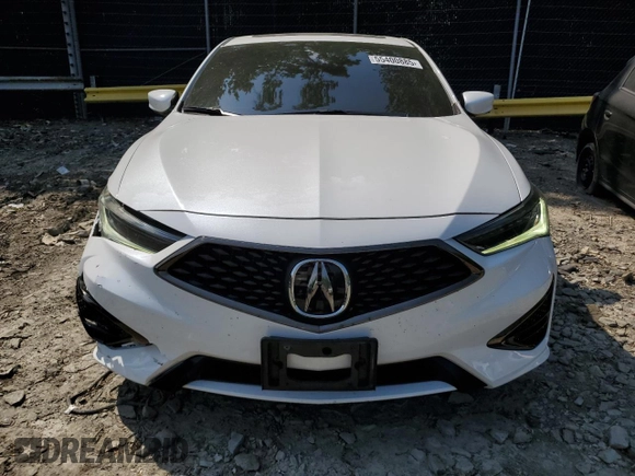 2020 Acura ILX Premium with VIN 19UDE2F87LA001741, listed as a Copart auction lot 55400885 with 58,344 mi miles and Salvage title. Bid and sale history available at DreamBid. Image 5.