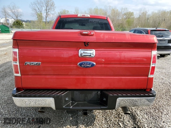 2009 Ford F-150 STX with VIN 1FTRX12869FB02974, listed as a Copart auction lot 52781725 with 130,583 mi miles and Salvage title. Bid and sale history available at DreamBid. Image 6.