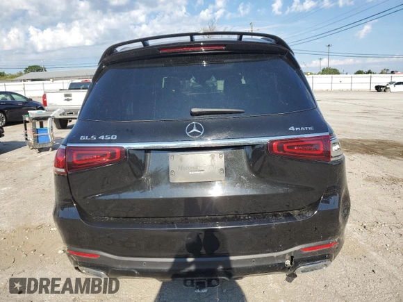 2022 Mercedes-Benz GLS 450 with VIN 4JGFF5KEXNA815222, listed as a Copart auction lot 70403534 with Not provided miles and Salvage title. Bid and sale history available at DreamBid. Image 6.