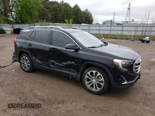 2019 GMC Terrain SLT z VIN 3GKALVEX9KL221007, wystawiony jako Copart lot #55839755 z przebiegiem 116 857 mil mil oraz Czysty tytuł • Clean title. Historia ofert i sprzedaży dostępna na DreamBid. Obrazek 4.