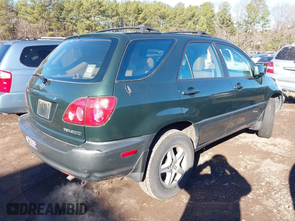 2000 Lexus RX 300 with VIN JT6GF10U8Y0078065, listed as a IAAI auction lot 41270083 with 101,593 mi miles and . Bid and sale history available at DreamBid. Image 4.